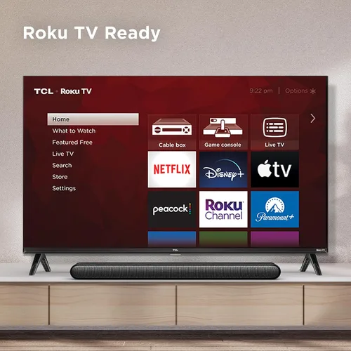 Vista 9 de TCL Barra de sonido de 3.1 canales con subwoofer inalámbrico, (S4310, modelo 2023), canal central integrado, Dolby Audio, DTS Virtual:X, Bluetooth