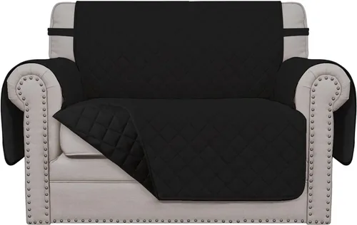 Vista 221 de Easy-Going - Funda reversible para sofá, resistente al agua, con varillas de espuma y correas elásticas, protector de muebles para mascotas y perros