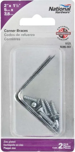 Vista 5 de National/Spectrum Brands HHI N285-551 Brace, sin tamaño, cincado
