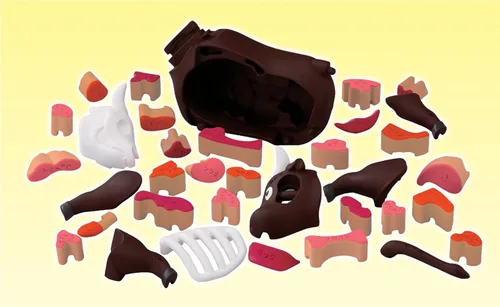 Vista 5 de Megahouse - Rompecabezas de carne, rompecabezas Kaitai