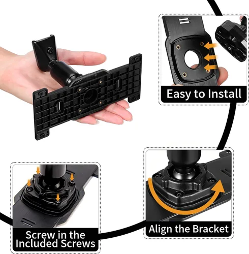 Vista 3 de Kit de panel de placa trasera para espejo retrovisor para espejo retrovisor de 5.5 a 12 pulgadas