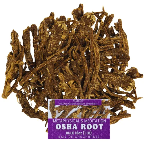 Vista 8 de Yerbero - Raíz de Osha 3.5 oz (100 g) Raiz de Chuchupate Ligusticum porteri Zanahoria de montaña, raíz de oso 100% natural Purificación