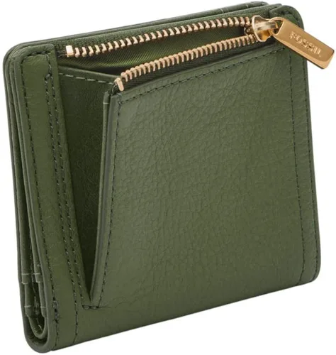 Vista 3 de Fossil Logan - Cartera plegable de cuero con bloqueo RFID para mujer
