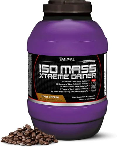 Vista 12 de Ultimate Nutrition ISO Mass Xtreme Gainer, leche de chocolate, 10 lb