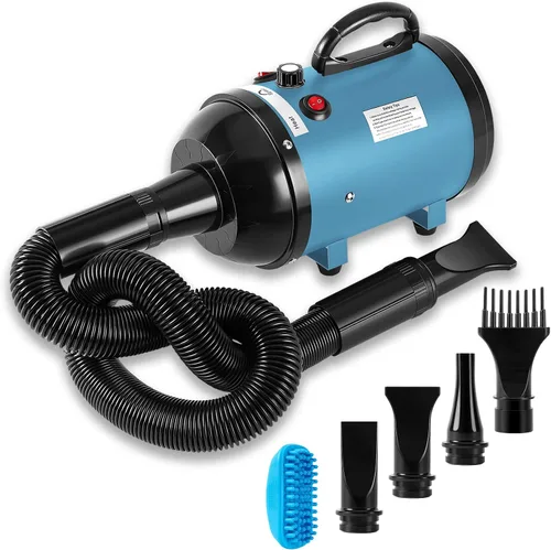 Vista 11 de NESTROAD - Secador de pelo para perros para peluquería de mascotas, 4.3HP Púrpura