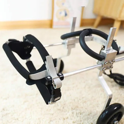 Vista 4 de Adjustable Dog Wheelchair - Hind Leg Support Cart, Vet Approved for Rehabilitation & Mobility, Fits Dogs 1-25kg, Enhance Quality of Life & Mobility