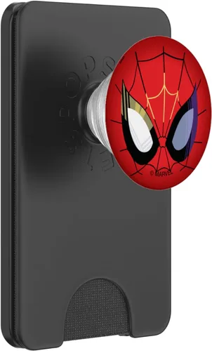 Vista 7 de Marvel Spider-Man Peter Parker - Máscara de superhéroe PopSockets estándar PopGrip