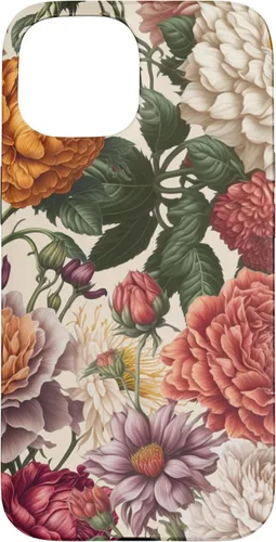 Vista 6 de Cute Flowers Vintage Botanical Floral Illustration Women Case for iPhone 17