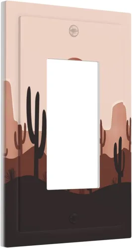 Vista 68 de Placa de pared de 1 cuadrilla, diseño de playa, océano, amanecer, mar, atardecer, cubierta de interruptor de luz en blanco, decorativo, sin