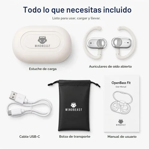 Vista 9 de Auriculares inalámbricos de oído abierto Bi-Axial de ajuste personalizado con sonido envolvente