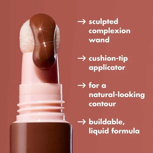 Vista 4 de e.l.f. Halo Glow Contour Beauty Wand, varita de contorno líquida para un aspecto naturalmente esculpido, fórmula que se puede construir, vegana
