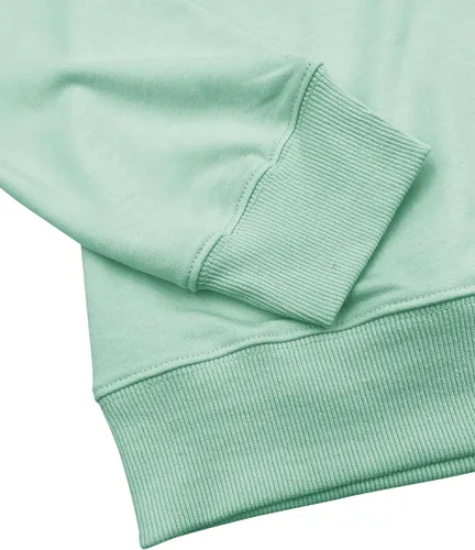 Vista 5 de Orchidays Sudadera casual con cuello redondo para mujer, manga larga, holgada, para otoño