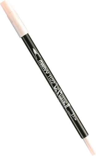 Vista 52 de Uchida 1122-C-3 Marvy Extra Fine Tip Le Plume II Rotulador de doble punta, azul