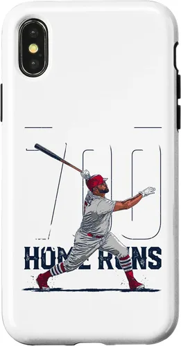 Vista 4 de Funda para iPhone 15 Albert Pujols 700 Home Runs Albert Pujols St Louis MLBPA