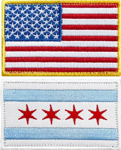 Vista 26 de stidsds Paquete de 2 parches bordados con la bandera de Estados Unidos de Alabama Alabama, bandera de Estados Unidos, bandera de Estados Unidos