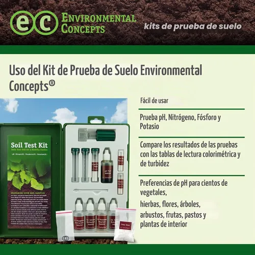 Vista 6 de Kit profesional de análisis de piso Luster Leaf, con 40 pruebas