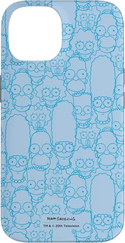Vista 4 de Funda con estampado de personajes de The Simpsons Springfield para iPhone 16