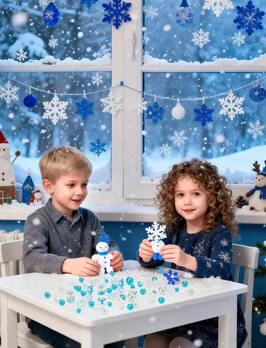 Vista 7 de 100 piezas de relleno de jarrón de Navidad, rellenos de jarrón flotante de nieve azul y blanca para centros de mesa y decoración 100 azul y blanco