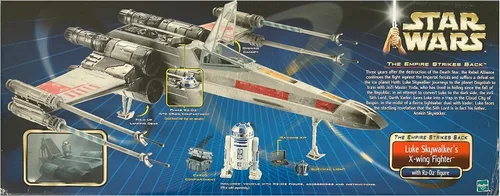 Vista 5 de Star Wars Luke Skywalker's X-Wing Fighter con figura R2-D2