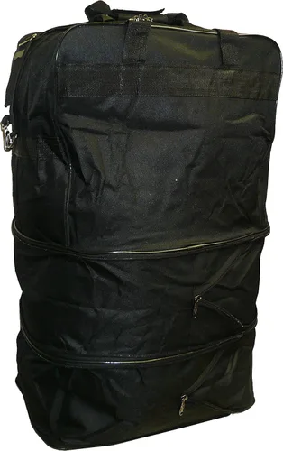 Vista 3 de Paquete de 2, bolsas con ruedas expandibles de 40 pulgadas, Negro