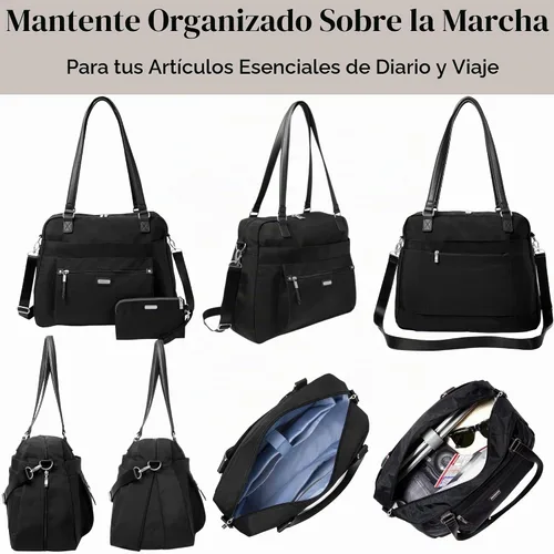 Vista 7 de Baggallini Overnight Expandable Laptop Tote with RFID Phone Wristlet