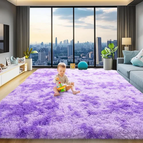 Vista 50 de qulint Alfombra negra para dormitorio, alfombra de área pequeña de 2 x 3 pies para habitación de niños, alfombra suave y mullida para sala de estar