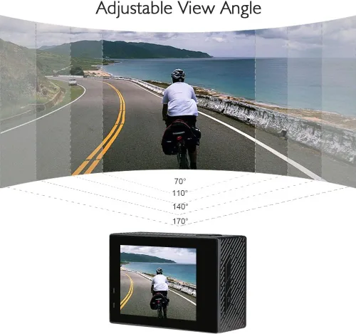 Vista 6 de AKASO Cámara de acción Brave 4 con kit de accesorios 60 en 1