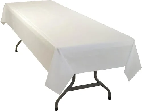 Vista 2 de TBL549WH - Juego de mesa rectangular de plástico para mesa