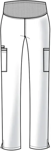 Vista 4 de Cherokee Pantalones de maternidad para mujer, ropa de trabajo profesional suave elástico WW220