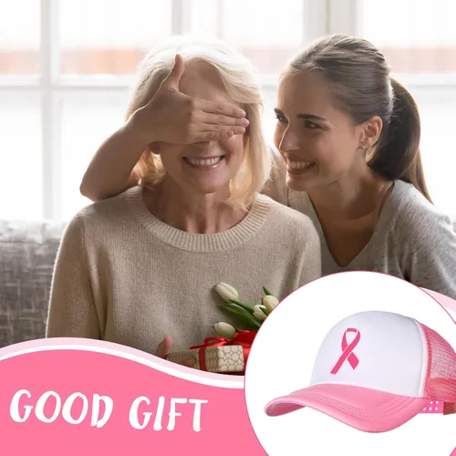 Vista 6 de Jeyiour 12 gorras de béisbol con cinta rosa para mujer, malla de algodón ajustable, para mujer, para mujer y niña, 12 unidades, Rosado