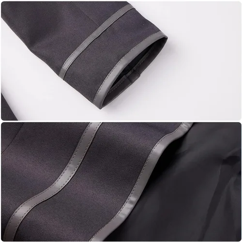 Vista 7 de MIAOCOS Anime Sword Art Online Kirigaya Kazuto Kirito - Disfraz de cosplay de Hallween para fiesta, abrigo, chaqueta y pantalones para mujer