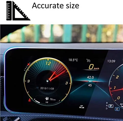 Vista 4 de ZFM Protector de pantalla compatible con Mercedes Benz GLE GLS 2020-2023, pantalla táctil de 12.3 pulgadas, antirreflejos, resistente a los golpes
