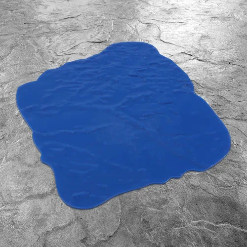 Vista 2 de Alfombrillas para sellos de concreto, moldes de textura de concreto, alfombrilla de estampado de hormigón con textura de piedra de pizarra
