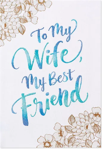 Vista 5 de American Greetings Tarjeta de cumpleaños para esposa (Mi mejor amiga)