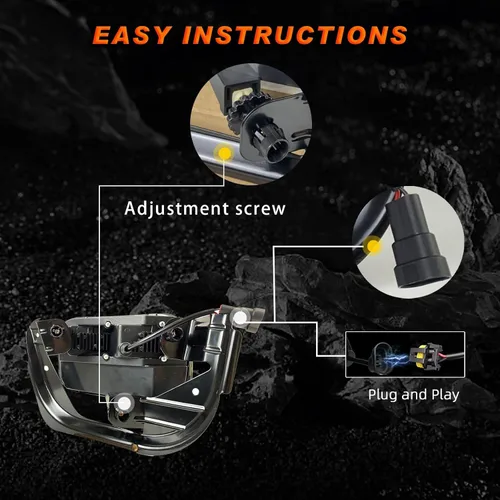 Vista 6 de Shocklight Luces antiniebla LED de repuesto para Dodge Ram 1500 2009-2012, Dodge Ram 2500 3500 2010-2018 Lámparas antiniebla izquierda y derecha