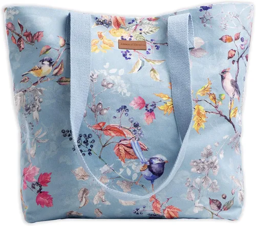 Vista 41 de Maison d' Hermine - Bolsa de lona de algodón reutilizable para mujeres, con asa para el hombro, bolsas a granel para compras y viajes