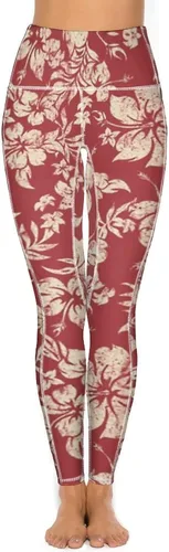 Vista 3 de KevaMolly Leggings de entrenamiento para mujer con bolsillos, gruesos, cintura alta, elásticos en 4 direcciones, pantalones de yoga para correr