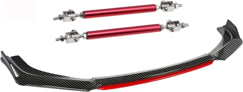 Vista 29 de Xotic Tech alerón de protección para parachoques delantero, negro con azul, kit con barra de acoplamiento ajustable de 8-11 pulgadas
