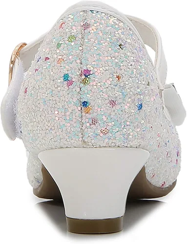 Vista 6 de Cadidi Dinos Zapatos de vestir para niñas, zapatos de fiesta de boda, zapatos de tacón Mary Jane Princesa (bebéniño pequeñoniño grande)