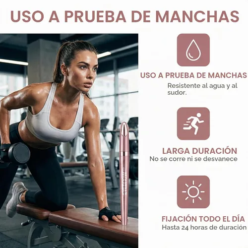 Vista 4 de Bolígrafo de cejas de 4 puntas con cepillo, larga duración de 24 horas, efecto microblading impermeable, 6 colores disponibles, trazos similares al