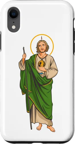 Vista 24 de Funda para iPhone 16 San Judas Tadeo. Santo De Las Causas Difícil
