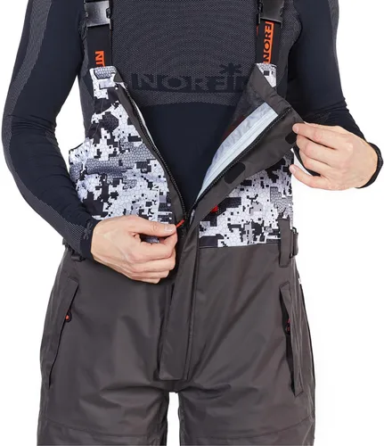 Vista 2 de NORFIN Pro Dry 3 - Babero impermeable aislado y transpirable, resistente al viento