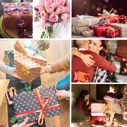 Vista 7 de WELTOKE 27 rollos de cinta rizadora de globos, cinta de envoltura de regalo para envolver, manualidades, bodas, fiestas, festivales, flores
