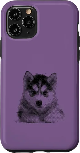 Vista 26 de Chic Husky Puppy for Dog Mom and Paw Parents Case for iPhone XR