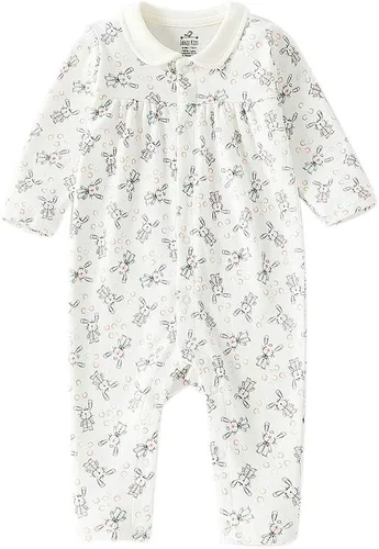 Vista 8 de Zanie Kids Mameluco de manga larga para bebé, niña, niño, traje de primera pieza, traje de primer cumpleaños, primavera, otoño e invierno Chritmas
