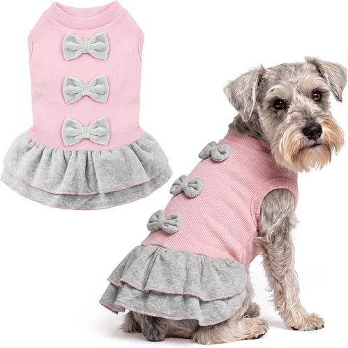 Vista 98 de Parisian Pet Chambray - Vestido para perro - Ligero sin mangas para perro, niña, talla XS Chambray en general