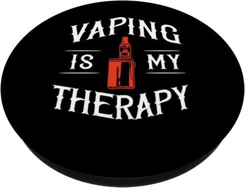 Vista 2 de Vape Smoking Vaping - PopSockets para ahumar cigarrillos electrónicos, PopGrip intercambiable