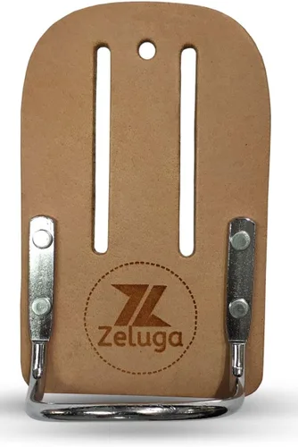 Vista 4 de Zeluga Soporte de Martillo de Acero Resistente con Asa de Cuero de Tamaño Estándar