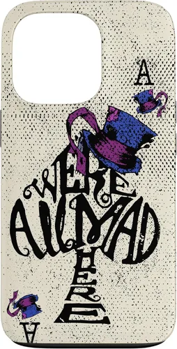 Vista 10 de iPhone 16 We're All Mad Here - Funda de Alicia en el País de las Maravillas
