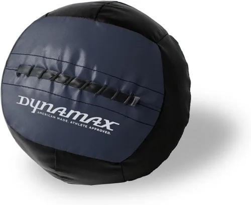 Vista 18 de Dynamax Mini Medicine Ball, 2–12 lb Soft Shell Wall Ball, 10-Inch Weighted Exercise Ball for Strength Training, Core Workouts, Conditioning &
